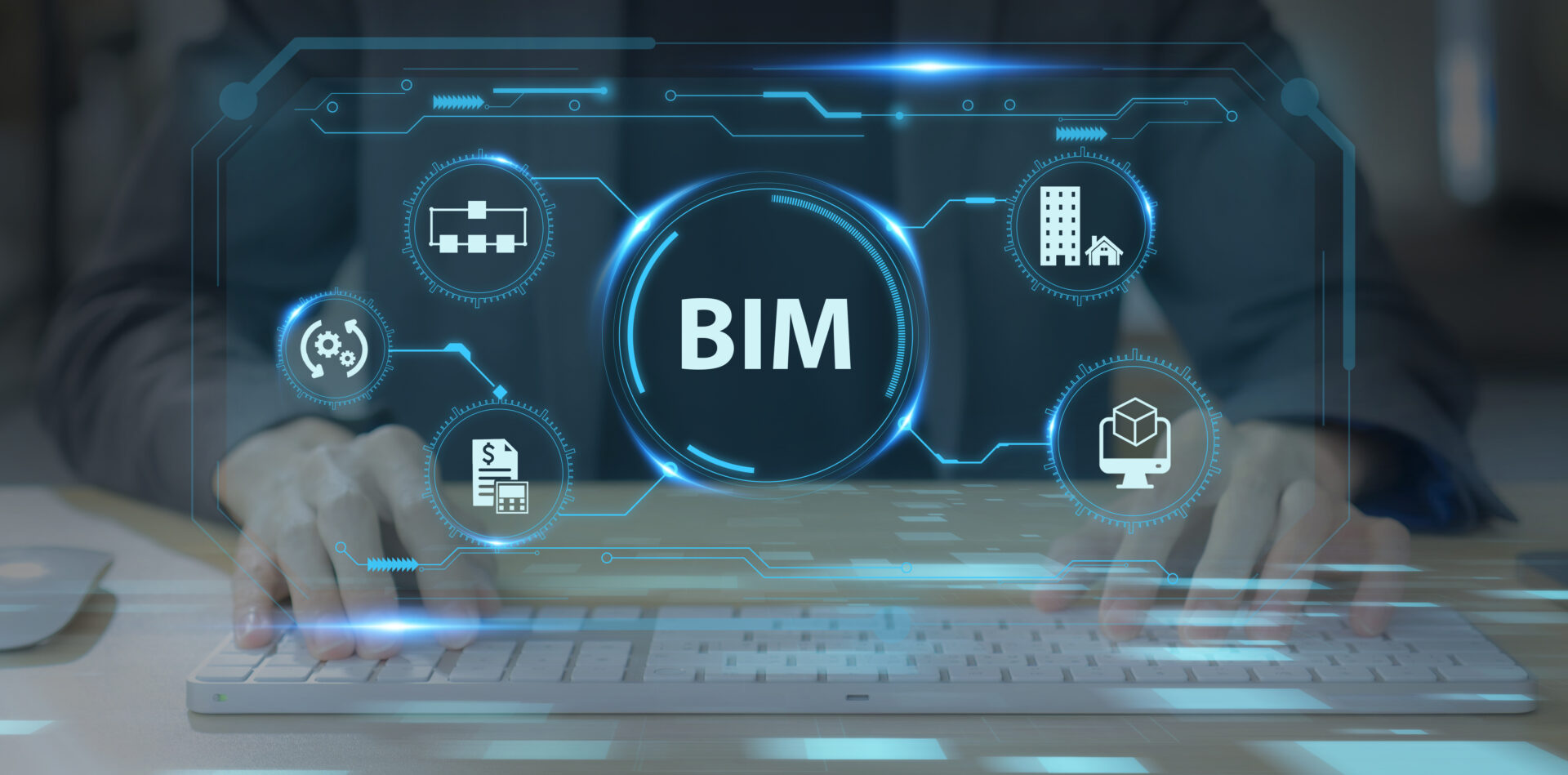 A computer screen with the word bim on it.